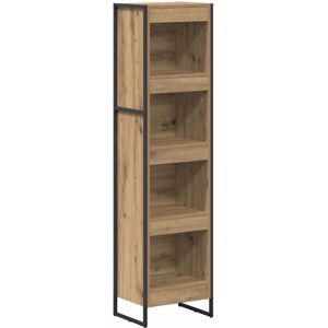 Book Cabinet Artisian Oak 40 x 30 x 155 cm Engineered Wood vidaXL Book Cabinet Artisian Oak 40 x 30 x 155 cm Engineered Wood vidaXL