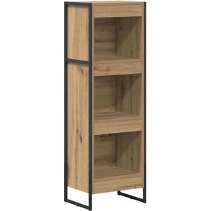 Book Cabinet Artisian Oak 40 x 30 x 121 cm Engineered Wood vidaXL Book Cabinet Artisian Oak 40 x 30 x 121 cm Engineered Wood vidaXL