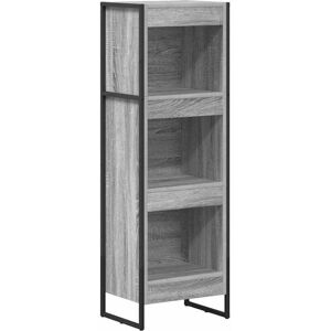 Book Cabinet Grey Sonoma 40 x 30 x 121 cm Engineered Wood vidaXL Book Cabinet Grey Sonoma 40 x 30 x 121 cm Engineered Wood vidaXL