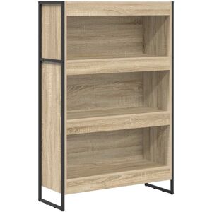 Book Cabinet Sonoma 80 x 30 x 121 cm Engineered Wood vidaXL Book Cabinet Sonoma 80 x 30 x 121 cm Engineered Wood vidaXL