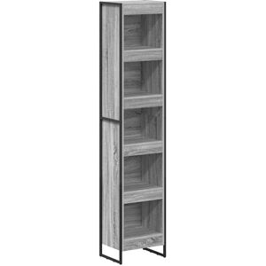 Book Cabinet Grey Sonoma 40 x 30 x 189.5 cm Engineered Wood vidaXL Book Cabinet Grey Sonoma 40 x 30 x 189.5 cm Engineered Wood vidaXL