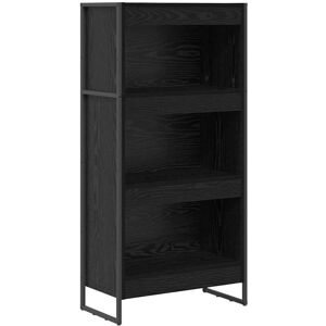 Book Cabinet Black Oak 60 x 30 x 121 cm Engineered Wood vidaXL Book Cabinet Black Oak 60 x 30 x 121 cm Engineered Wood vidaXL