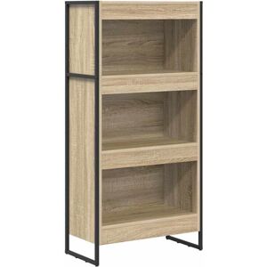 Book Cabinet Sonoma 60 x 30 x 121 cm Engineered Wood vidaXL Book Cabinet Sonoma 60 x 30 x 121 cm Engineered Wood vidaXL
