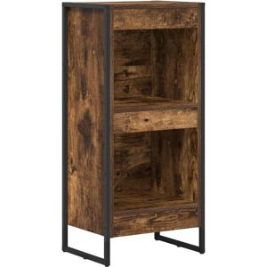 Book Cabinet Smoke Oak 40 x 30 x 86.5 cm Engineered Wood vidaXL Book Cabinet Smoke Oak 40 x 30 x 86.5 cm Engineered Wood vidaXL
