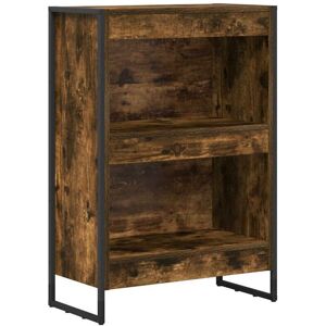 Book Cabinet Smoke Oak 60 x 30 x 86.5 cm Engineered Wood vidaXL Book Cabinet Smoke Oak 60 x 30 x 86.5 cm Engineered Wood vidaXL