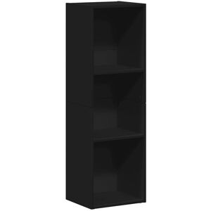 vidaXL Book Cabinet - Black 36x30x114 cm - Book & TV Cabinet vidaXL Book Cabinet - Black 36x30x114 cm - Book & TV Cabinet
