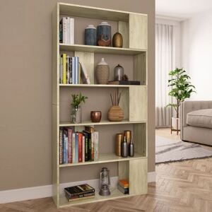 Book Cabinet/Room Divider Sonoma Oak 80x24x159 cm Engineered Wood Vidaxl Book Cabinet/Room Divider Sonoma Oak 80x24x159 cm Engineered Wood Vidaxl