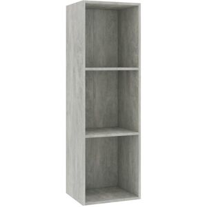 vidaXL Book Cabinet - Concrete Grey - 36x30x114 cm - Book Cabinet/TV Cabinet vidaXL Book Cabinet - Concrete Grey - 36x30x114 cm - Book Cabinet/TV Cabinet