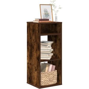 Book Cabinet Smoked Oak 34x31x80 cm Engineered Wood vidaXL Book Cabinet Smoked Oak 34x31x80 cm Engineered Wood vidaXL