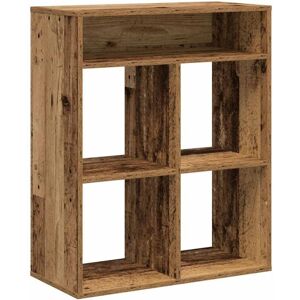 Book Cabinet Old Wood 66x31x80 cm Engineered Wood Vidaxl Book Cabinet Old Wood 66x31x80 cm Engineered Wood Vidaxl