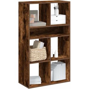 Book Cabinet Smoked Oak 66x31x112 cm Engineered Wood Vidaxl Book Cabinet Smoked Oak 66x31x112 cm Engineered Wood Vidaxl
