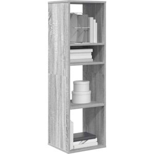 Book Cabinet Grey Sonoma 34x31x112 cm Engineered Wood Vidaxl Book Cabinet Grey Sonoma 34x31x112 cm Engineered Wood Vidaxl