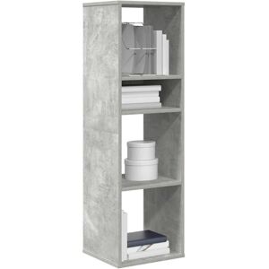 Book Cabinet Concrete Grey 34x31x112 cm Engineered Wood Vidaxl Book Cabinet Concrete Grey 34x31x112 cm Engineered Wood Vidaxl