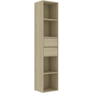 Book Cabinet Sonoma Oak 36x30x171 cm Engineered Wood Vidaxl Book Cabinet Sonoma Oak 36x30x171 cm Engineered Wood Vidaxl
