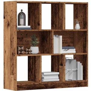 Book Cabinet Old Wood 97.5x29.5x100 cm Engineered Wood Vidaxl Book Cabinet Old Wood 97.5x29.5x100 cm Engineered Wood Vidaxl