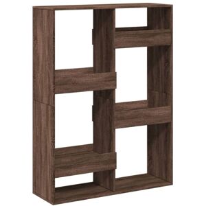 Bookcase Brown Oak 100x33x135 cm Engineered Wood Vidaxl Bookcase Brown Oak 100x33x135 cm Engineered Wood Vidaxl