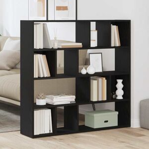 Book Cabinet/Room Divider Black Oak 105x24x102 cm Vidaxl Book Cabinet/Room Divider Black Oak 105x24x102 cm Vidaxl