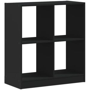 Bookcase Black 68.5x32x75 cm Engineered Wood Vidaxl Bookcase Black 68.5x32x75 cm Engineered Wood Vidaxl
