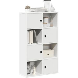 Bookcase White 60x24x101.5 cm Engineered Wood Vidaxl Bookcase White 60x24x101.5 cm Engineered Wood Vidaxl