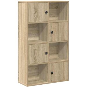 Bookcase Sonoma Oak 60x24x101.5 cm Engineered Wood Vidaxl Bookcase Sonoma Oak 60x24x101.5 cm Engineered Wood Vidaxl