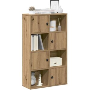Bookcase Artisan Oak 60x24x101.5 cm Engineered Wood Vidaxl Bookcase Artisan Oak 60x24x101.5 cm Engineered Wood Vidaxl