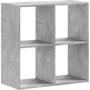 Bookcase Concrete Grey 68.5x32x68.5 cm Engineered Wood Vidaxl Bookcase Concrete Grey 68.5x32x68.5 cm Engineered Wood Vidaxl