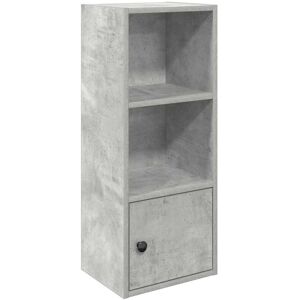 Bookcase Concrete Grey 31x24x77 cm Engineered Wood Vidaxl Bookcase Concrete Grey 31x24x77 cm Engineered Wood Vidaxl