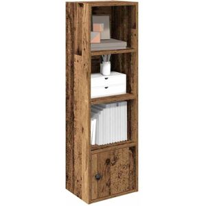 Bookcase Old Wood 31x24x102 cm Engineered Wood Vidaxl Bookcase Old Wood 31x24x102 cm Engineered Wood Vidaxl