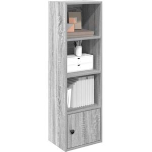 Bookcase Grey Sonoma 31x24x102 cm Engineered Wood Vidaxl Bookcase Grey Sonoma 31x24x102 cm Engineered Wood Vidaxl
