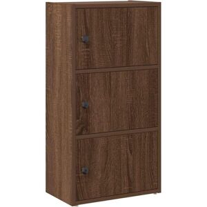 Bookcase Brown Oak 40x24x77 cm Engineered Wood Vidaxl Bookcase Brown Oak 40x24x77 cm Engineered Wood Vidaxl