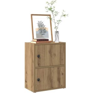 Bookcase Artisan Oak 40x24x52 cm Engineered Wood Vidaxl Bookcase Artisan Oak 40x24x52 cm Engineered Wood Vidaxl