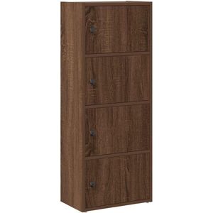 Bookcase Brown Oak 40x24x102 cm Engineered Wood vidaXL Bookcase Brown Oak 40x24x102 cm Engineered Wood vidaXL