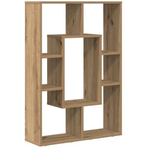 Bookcase Artisian Oak 63x20x90 cm Engineered Wood Vidaxl Bookcase Artisian Oak 63x20x90 cm Engineered Wood Vidaxl