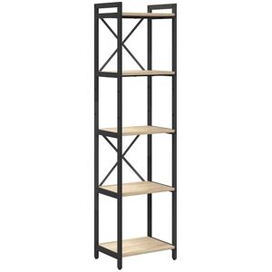 Bookcase Sonoma oak 40 x 30 x 153 cm Engineered wood Vidaxl Bookcase Sonoma oak 40 x 30 x 153 cm Engineered wood Vidaxl
