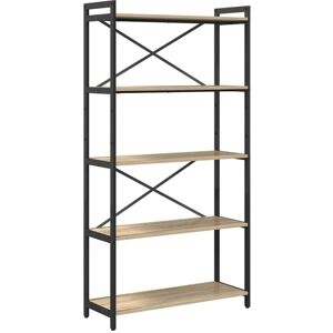 Bookcase Sonoma oak 80 x 30 x 153 cm Engineered wood Vidaxl Bookcase Sonoma oak 80 x 30 x 153 cm Engineered wood Vidaxl