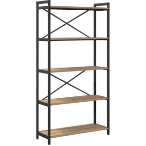 Bookcase Artisan oak 80 x 30 x 153 cm Engineered wood Vidaxl Bookcase Artisan oak 80 x 30 x 153 cm Engineered wood Vidaxl