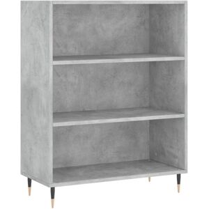 Bookcase Concrete Grey 69.5x32.5x90 cm Engineered Wood Vidaxl Bookcase Concrete Grey 69.5x32.5x90 cm Engineered Wood Vidaxl