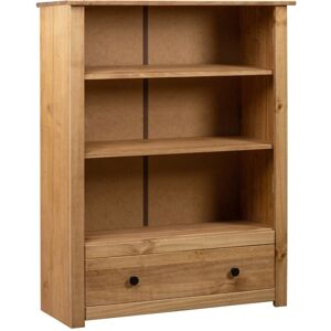 Bookcase 80x35x110 cm Solid Pine Wood Panama Range Vidaxl Bookcase 80x35x110 cm Solid Pine Wood Panama Range Vidaxl