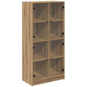 Highboard Artisan Oak 68 x 37 x 142 cm Engineered Wood vidaXL Highboard Artisan Oak 68 x 37 x 142 cm Engineered Wood vidaXL