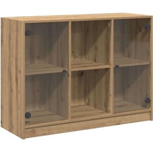 Sideboard Artisian Oak 102x37x75.5 cm Engineered Wood vidaXL Sideboard Artisian Oak 102x37x75.5 cm Engineered Wood vidaXL