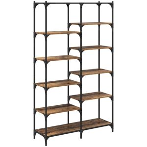 Bookshelf Old wood 100 x 32 x 170 cm Engineered wood vidaXL Bookshelf Old wood 100 x 32 x 170 cm Engineered wood vidaXL