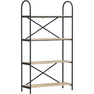 Bookshelf Sonoma oak 80 x 30 x 146 cm Engineered wood vidaXL Bookshelf Sonoma oak 80 x 30 x 146 cm Engineered wood vidaXL