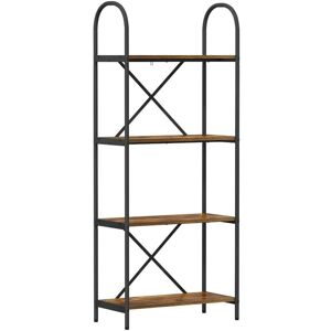 Bookshelf Smoked oak 60 x 30 x 146 cm Engineered wood vidaXL Bookshelf Smoked oak 60 x 30 x 146 cm Engineered wood vidaXL