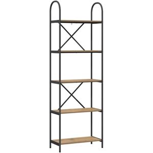 Bookshelf Artisan oak 60 x 30 x 183 cm Engineered wood vidaXL Bookshelf Artisan oak 60 x 30 x 183 cm Engineered wood vidaXL