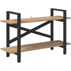 Bookshelf Artisan Oak 100 x 33.5 x 64 cm Engineered Wood vidaXL Bookshelf Artisan Oak 100 x 33.5 x 64 cm Engineered Wood vidaXL