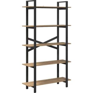 Bookshelf Artisan Oak 100 x 33.5 x 178 cm Engineered Wood vidaXL Bookshelf Artisan Oak 100 x 33.5 x 178 cm Engineered Wood vidaXL
