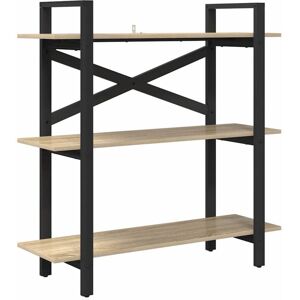 Bookshelf Sonoma Oak 100 x 33.5 x 102 cm Engineered Wood vidaXL Bookshelf Sonoma Oak 100 x 33.5 x 102 cm Engineered Wood vidaXL