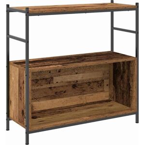 Bookshelf Smoked oak 80 x 30 x 78.5 cm Engineered Wood vidaXL Bookshelf Smoked oak 80 x 30 x 78.5 cm Engineered Wood vidaXL