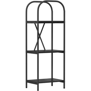 Bookshelf Black oak 40 x 30 x 109 cm Engineered wood vidaXL Bookshelf Black oak 40 x 30 x 109 cm Engineered wood vidaXL