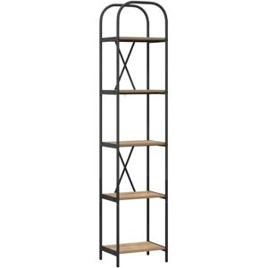 Bookshelf Artisan oak 40 x 30 x 183 cm Engineered wood vidaXL Bookshelf Artisan oak 40 x 30 x 183 cm Engineered wood vidaXL